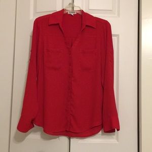Red portofino shirt